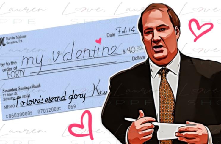 The Office Greeting Card - To Love's Eternal Glory