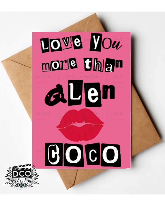 Mean Girls Greeting Card - Glen Coco