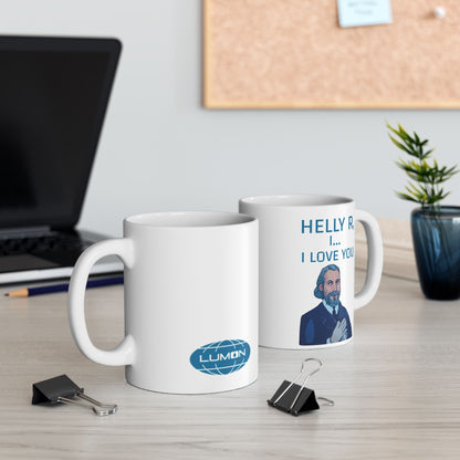 Severance Mug - Kier Loves You Personalized Mugs Lumon Industries TV Show Logo Custom Gift for Friends Coworkers Fans 11oz 15oz