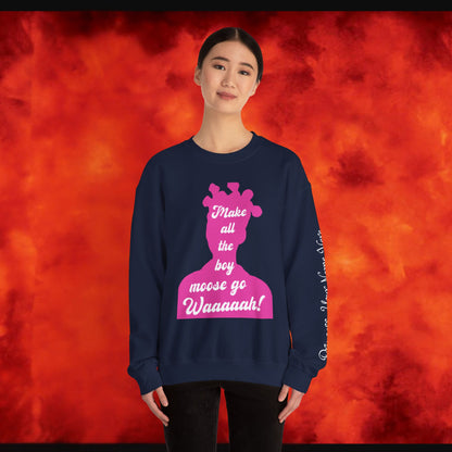 Princess Diaries 2 - Boy Moose - Personalized Crewneck Sweatshirt, Funny Movie Quote, Comfy Top, Gift for Her, Movie Lover, Cozy Pullover