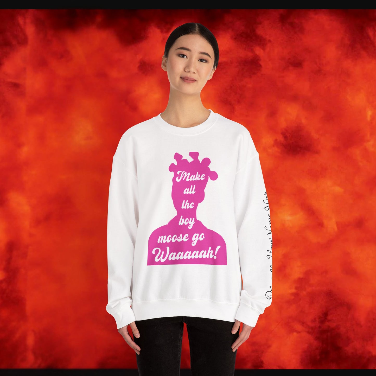 Princess Diaries 2 - Boy Moose - Personalized Crewneck Sweatshirt, Funny Movie Quote, Comfy Top, Gift for Her, Movie Lover, Cozy Pullover