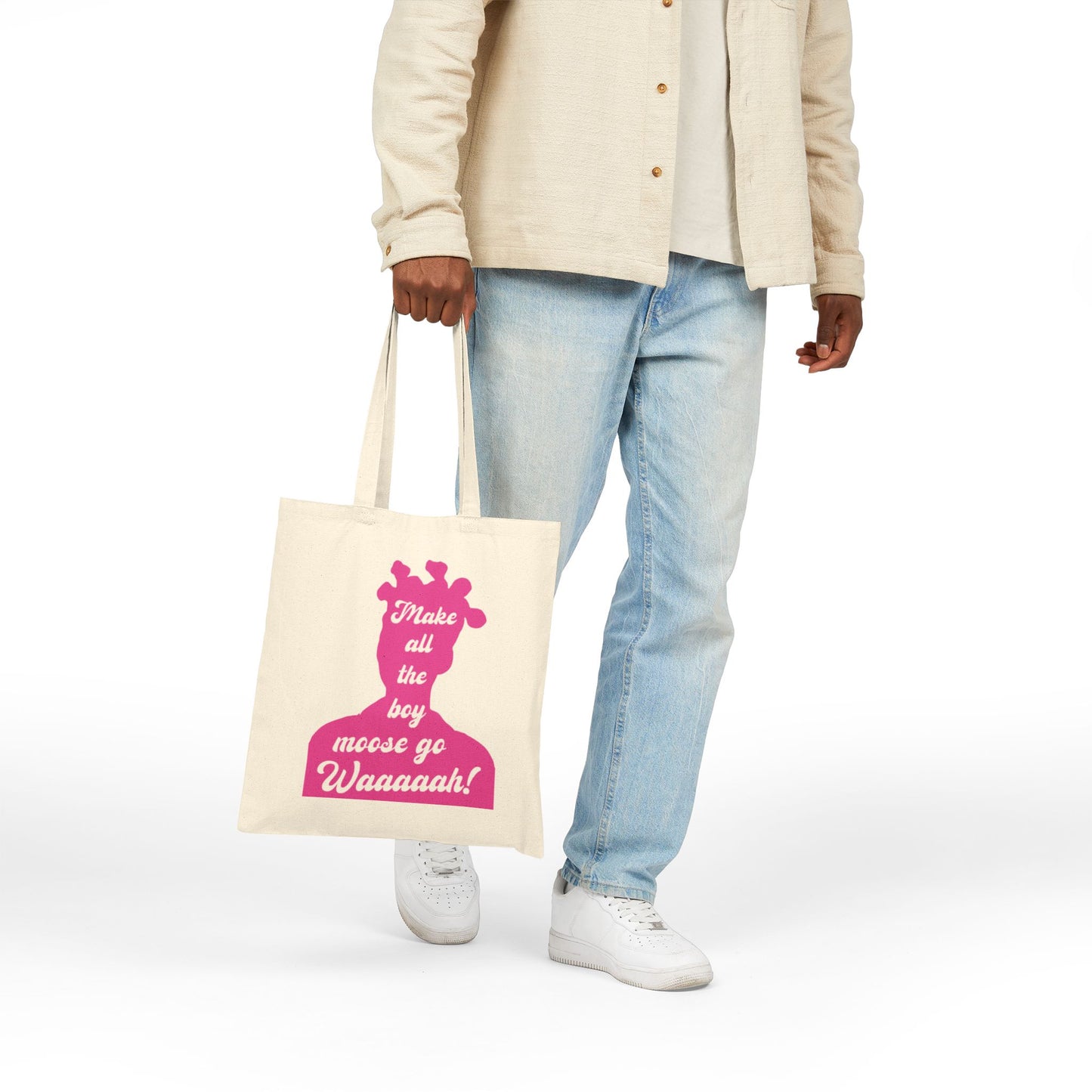 Princess Diaries 2 - Boy Moose - Tote Bag, Funny Movie Quote, Gift for Her, Movie Lover, Eco-friendly Canvas Carry-All, Perfect for Shopping, Library, Beach, and Gifts