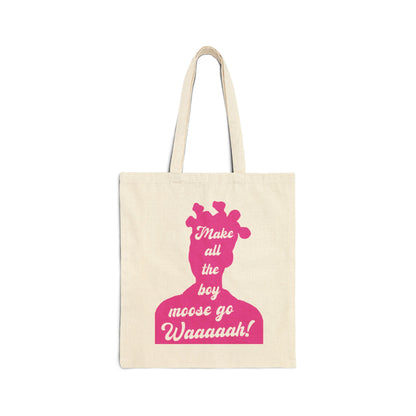 Princess Diaries 2 - Boy Moose - Tote Bag, Funny Movie Quote, Gift for Her, Movie Lover, Eco-friendly Canvas Carry-All, Perfect for Shopping, Library, Beach, and Gifts