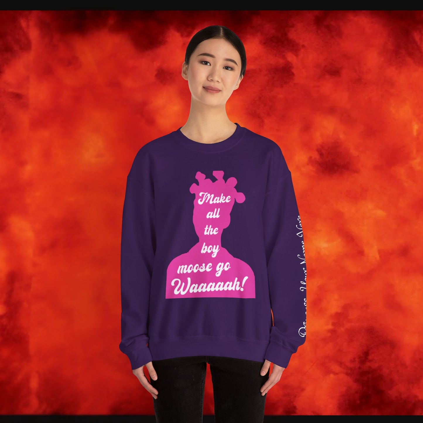 Princess Diaries 2 - Boy Moose - Personalized Crewneck Sweatshirt, Funny Movie Quote, Comfy Top, Gift for Her, Movie Lover, Cozy Pullover