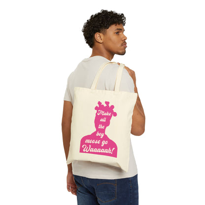 Princess Diaries 2 - Boy Moose - Tote Bag, Funny Movie Quote, Gift for Her, Movie Lover, Eco-friendly Canvas Carry-All, Perfect for Shopping, Library, Beach, and Gifts