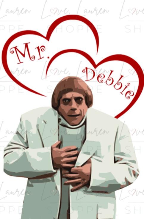Addams Family Values Greeting Card - Mr. Debbie