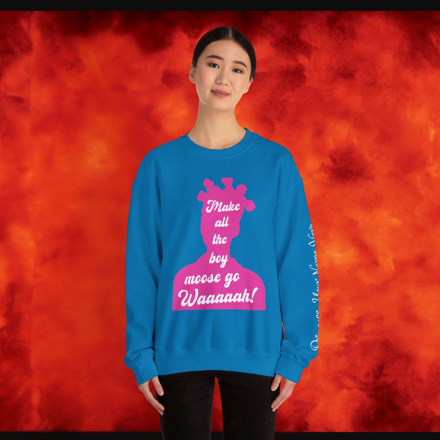 Princess Diaries 2 - Boy Moose - Personalized Crewneck Sweatshirt, Funny Movie Quote, Comfy Top, Gift for Her, Movie Lover, Cozy Pullover