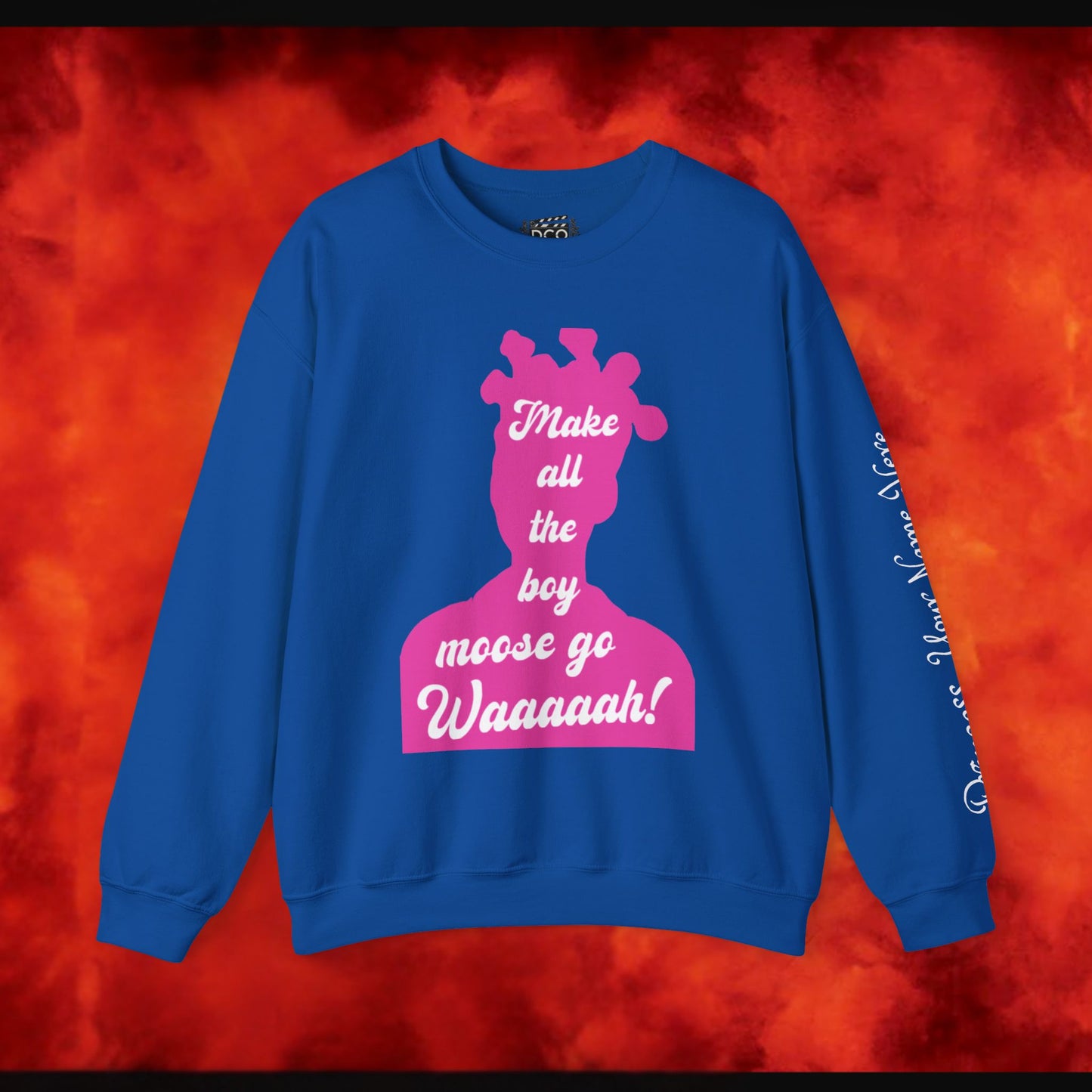 Princess Diaries 2 - Boy Moose - Personalized Crewneck Sweatshirt, Funny Movie Quote, Comfy Top, Gift for Her, Movie Lover, Cozy Pullover