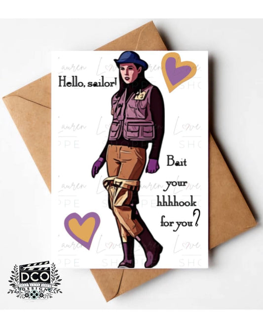 Gilmore Girls Greeting Card - "Hello Sailor"