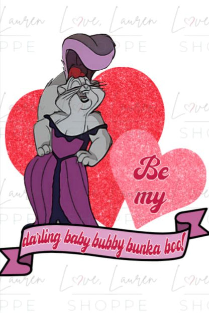 Fievel Goes West Valentine's Day Card - Darling Baby Bubby Bunka Boo