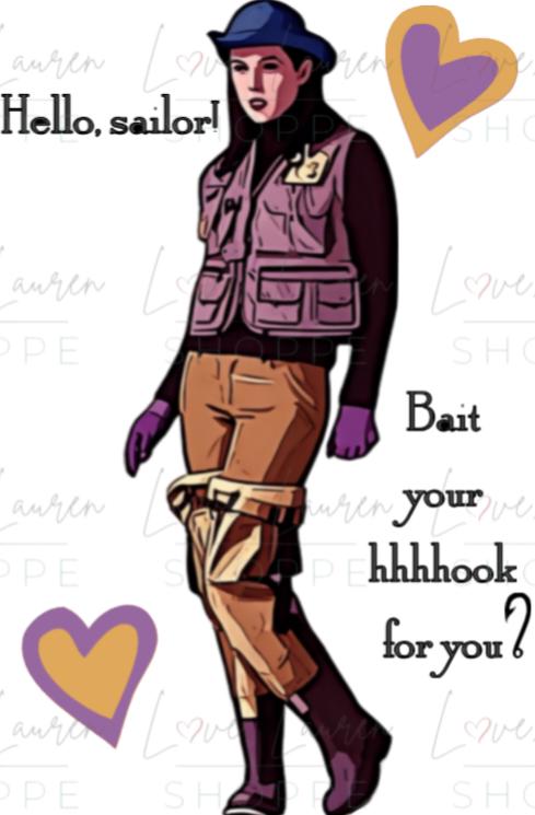 Gilmore Girls Greeting Card - "Hello Sailor"