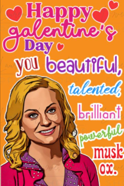 Parks and Recreation Valentine's Day Card - Galentine's Day
