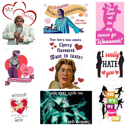 Movie Quote Valentine's Day Card Collection (Any three Cards)