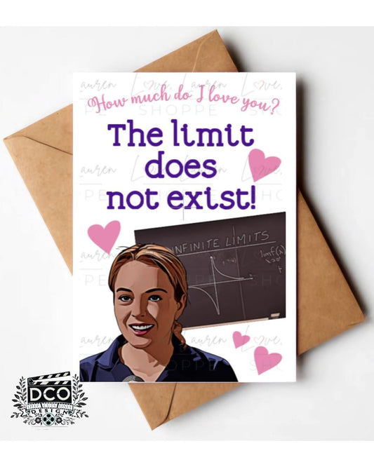 Mean Girls Greeting Card - The Limit Does Not Exist