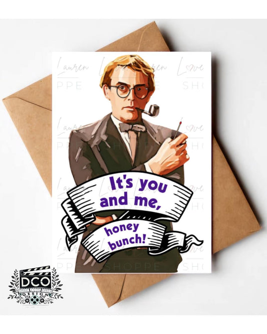 Clue Greeting Card - Honey Bunch