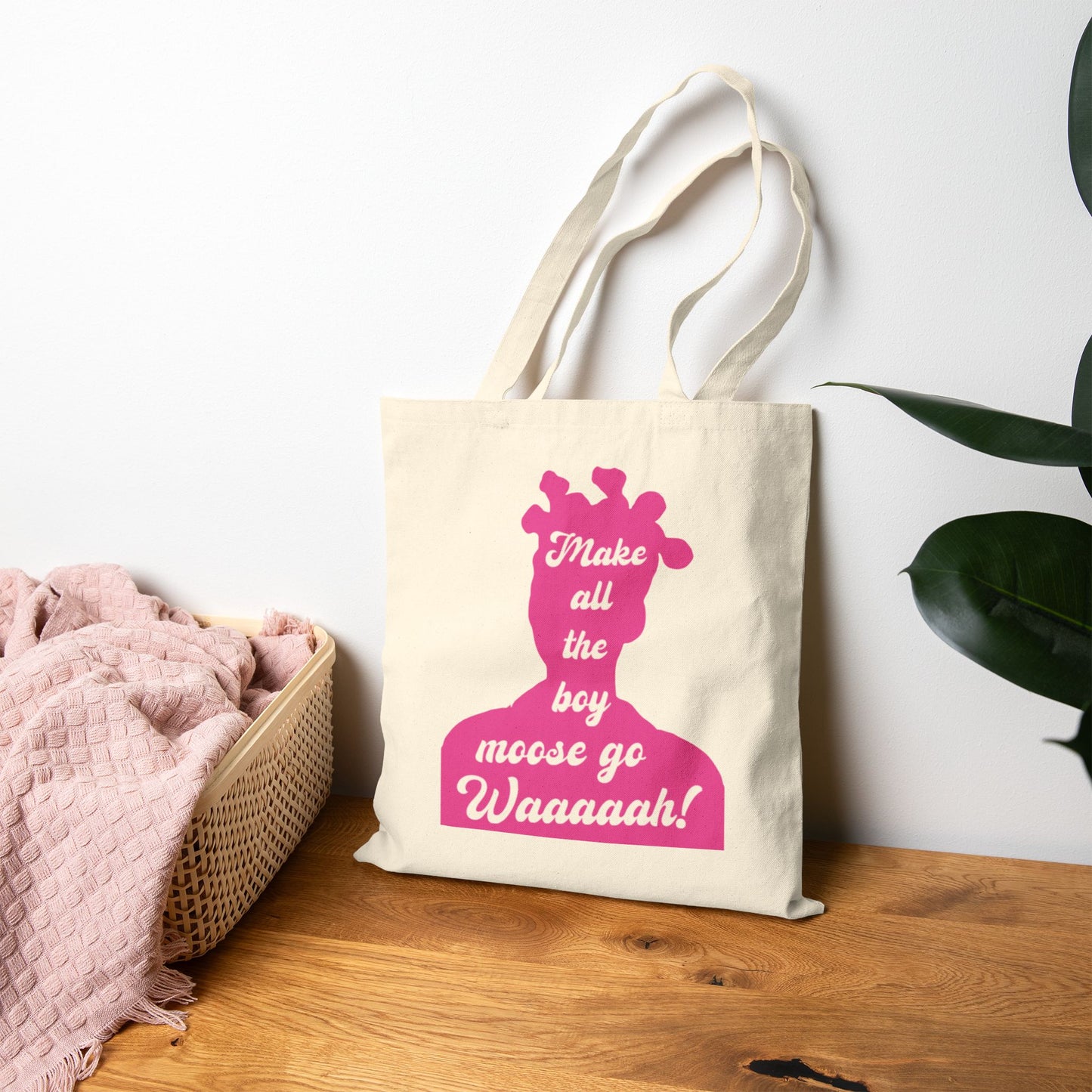 Princess Diaries 2 - Boy Moose - Tote Bag, Funny Movie Quote, Gift for Her, Movie Lover, Eco-friendly Canvas Carry-All, Perfect for Shopping, Library, Beach, and Gifts