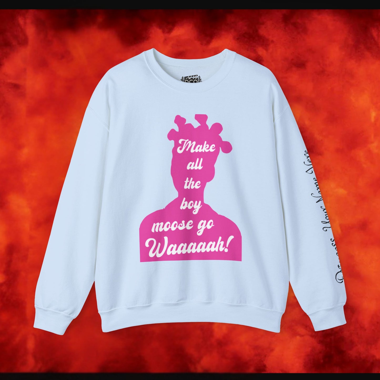 Princess Diaries 2 - Boy Moose - Personalized Crewneck Sweatshirt, Funny Movie Quote, Comfy Top, Gift for Her, Movie Lover, Cozy Pullover
