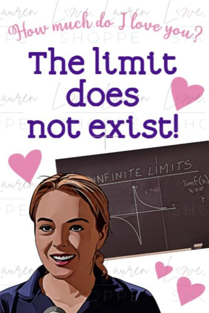 Mean Girls Greeting Card - The Limit Does Not Exist
