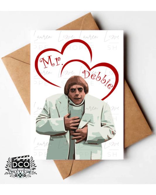 Addams Family Values Greeting Card - Mr. Debbie