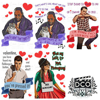 New Girl Valentine's Day Card - Collection