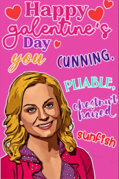 Parks and Recreation Valentine's Day Card - Collection