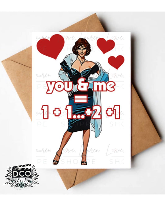 Clue Greeting Card - 1 + 1 + 2 + 1