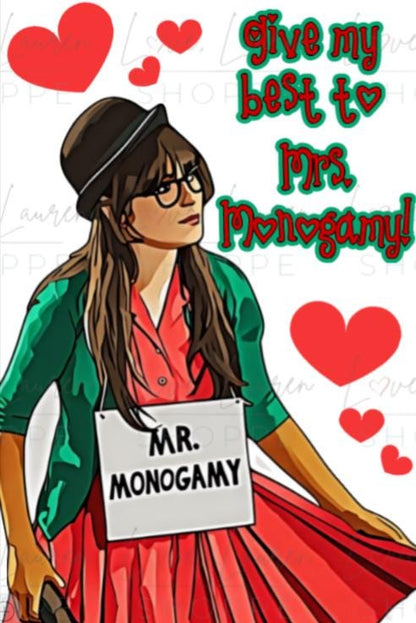 New Girl Valentine's Day Card - Collection