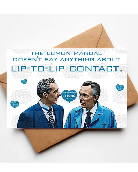 Severance Greeting Card - Lip to Lip Contact (Digital Download)