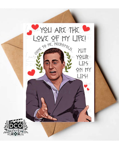 The Office Greeting Card - Mykonos